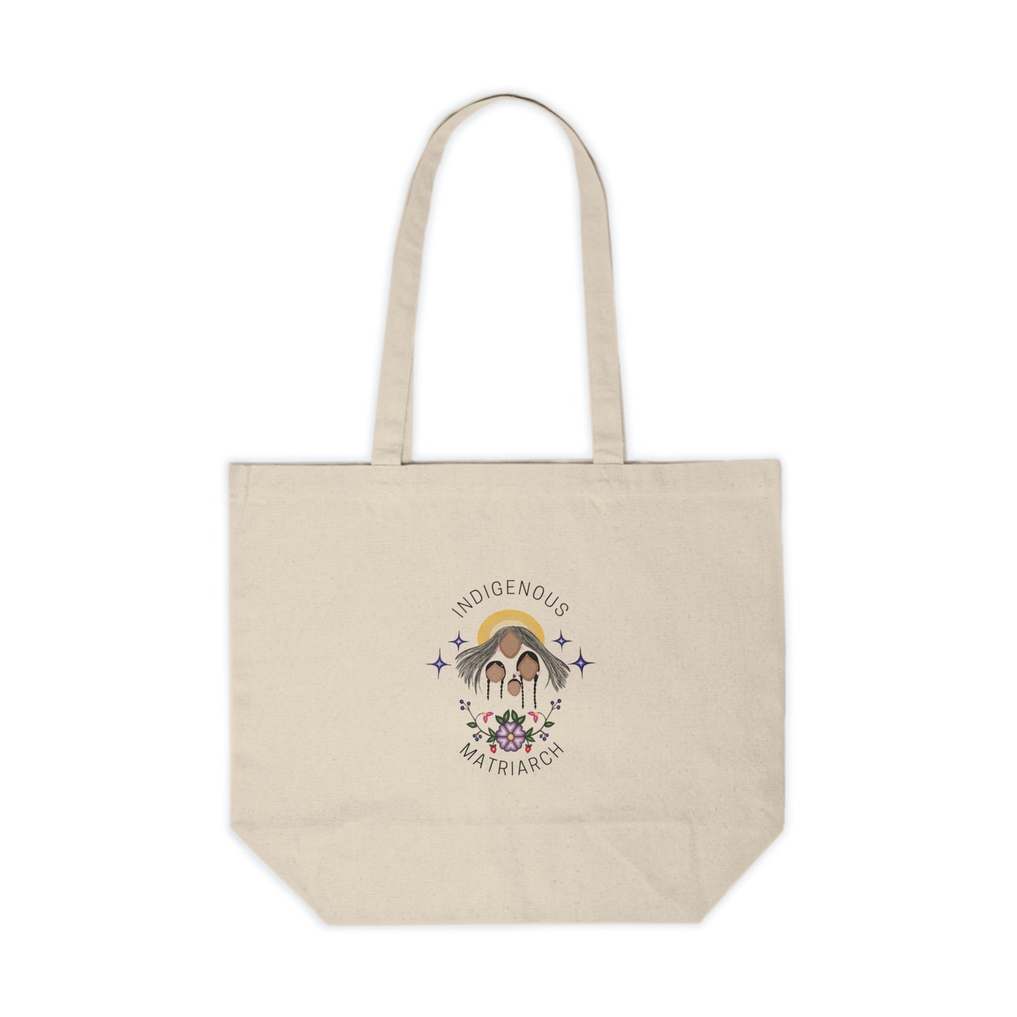 Indigenous Matriarch | Eco-Friendly Canvas Shopping Tote