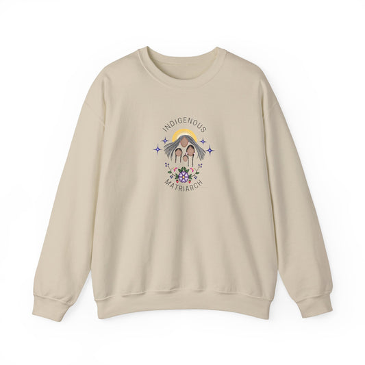Indigenous Matriarch | Unisex Heavy Blend™ Crewneck Sweatshirt